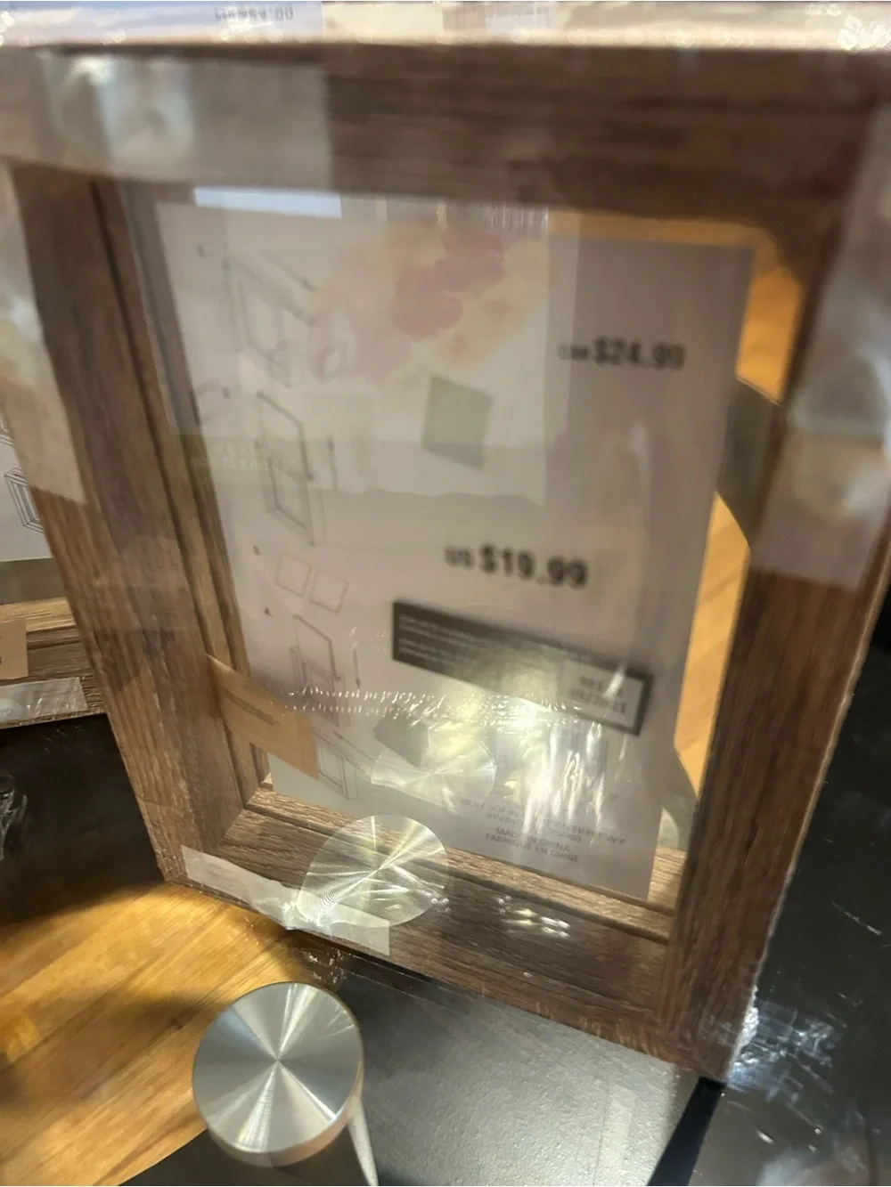 Studio Decor Brown Wood Floating Shadowbox Frames – Set of 4